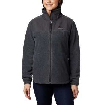 Columbia Ženske Jakne - Sawyer Rapids Overlay Full Zip Fleece Tamno Sive | WODZ-91506